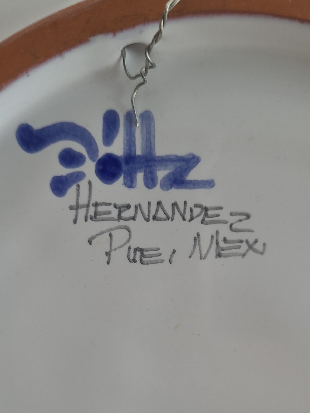 Signed Talvera Plate - Picture 5 of 5